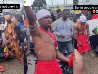 Herbalists in Benin protest against bad government, video goes viral