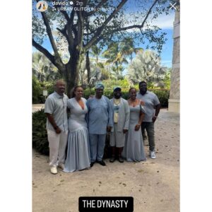 Davido Spends Quality Time with Family Amid Feud Between Cubana Chief Priest and Burna Boy